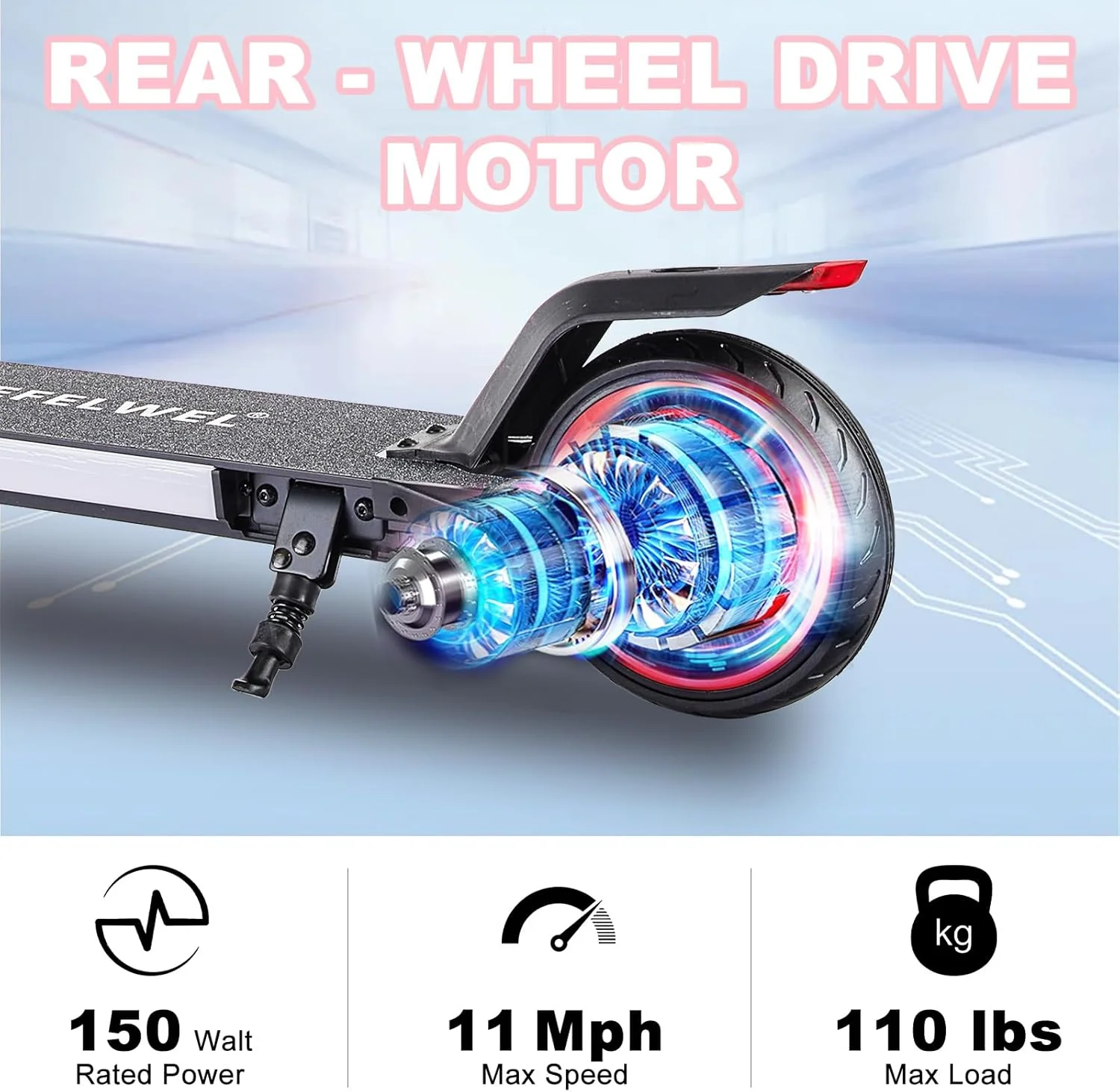 ESA DASH 150 Kids Pink Electric Scooter