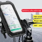 Electric Scooter Mobile Phone Holder | 360° Rotating | Waterproof