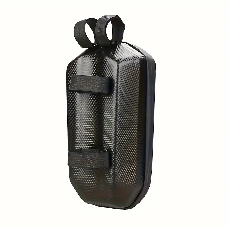 Universal EVA Fabric, Black Hard-Shell Handlebar Bag for Electric Scooters | Durable | Waterproof |Zipper Closure|